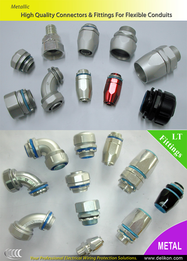 [CN] DELIKON automation electric wiring female male PG npt metric thread liquid tight connector,conduit connector,swivel connector,conduit connector,liquid tigh