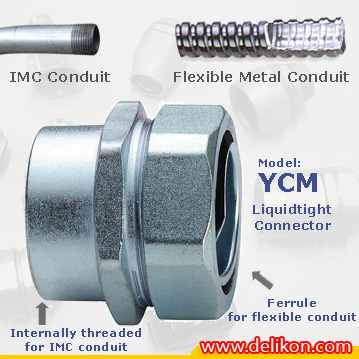 [CN] metallic liquid Tight conduit Connector With Internal Threads,liquid tight conduit, Female Liquid Tight conduit Fittings